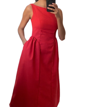 Vestido Franzido Lateral