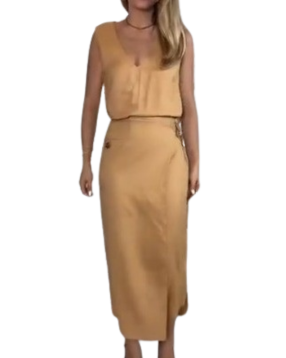 Vestido Midi Amarração