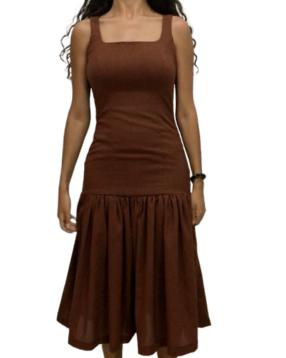 Vestido Pala Franzido